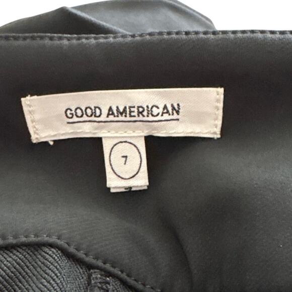 Good American Plus The Exec Ankle-Zip‎ Stretch High Rise Pants Black Size 4XL - Picture 9 of 11